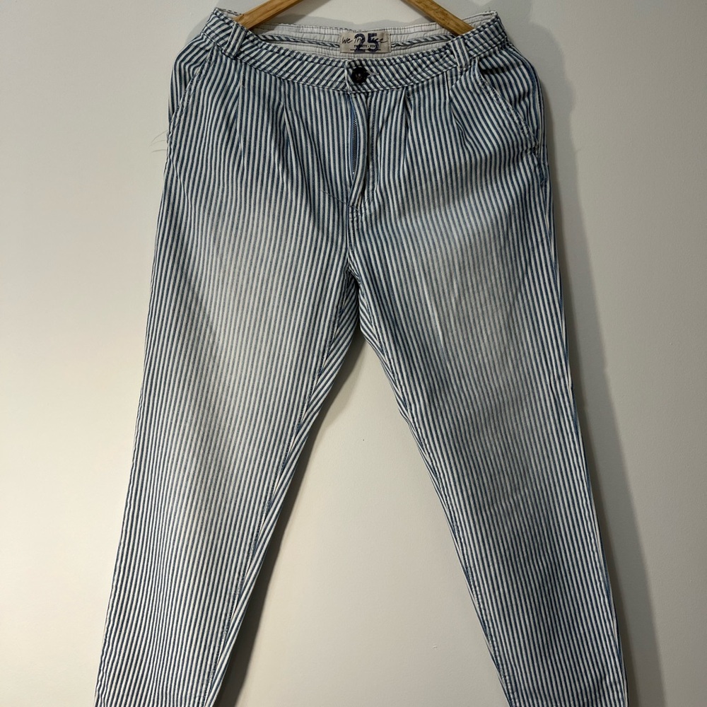 FREE PEOPLE beachy stripe pants